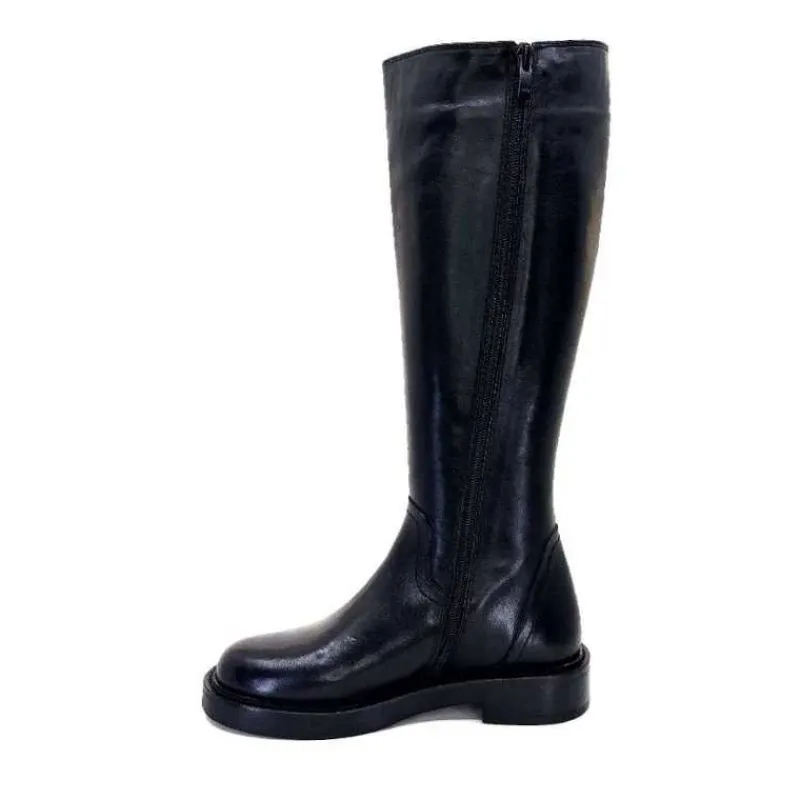 Rock|Bottes<398-ivoire Bottes Ivoire 5276 Alexis Cuir Noir