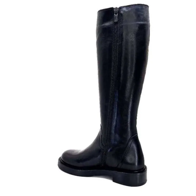 Rock|Bottes<398-ivoire Bottes Ivoire 5276 Alexis Cuir Noir