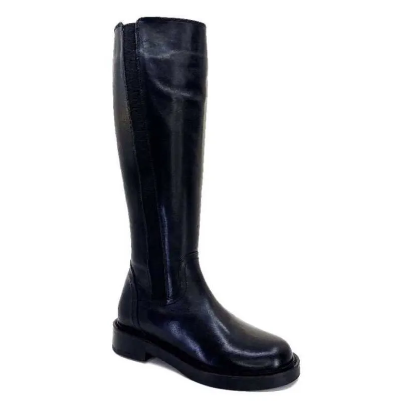 Rock|Bottes<398-ivoire Bottes Ivoire 5276 Alexis Cuir Noir