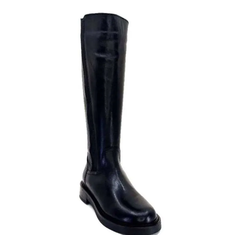 Rock|Bottes<398-ivoire Bottes Ivoire 5276 Alexis Cuir Noir