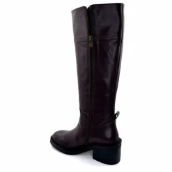 Elégant|Bottes<398-ivoire Bottes Ivoire 5385 Cuir Marron