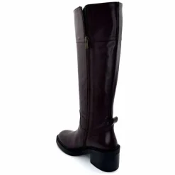 Elégant|Bottes<398-ivoire Bottes Ivoire 5385 Cuir Marron