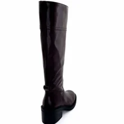 Elégant|Bottes<398-ivoire Bottes Ivoire 5385 Cuir Marron