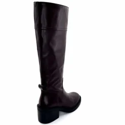 Elégant|Bottes<398-ivoire Bottes Ivoire 5385 Cuir Marron