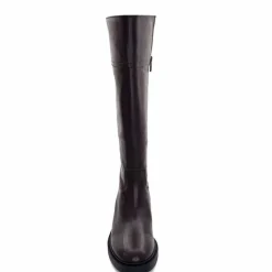 Elégant|Bottes<398-ivoire Bottes Ivoire 5385 Cuir Marron
