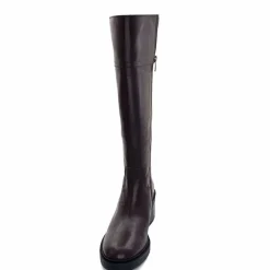 Elégant|Bottes<398-ivoire Bottes Ivoire 5385 Cuir Marron