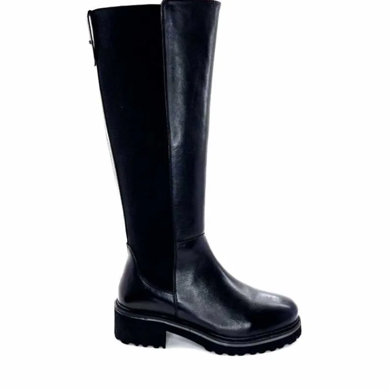 Basic|Bottes<Ivoire0130a Bottes Ivoire 895463 Cuir Noir