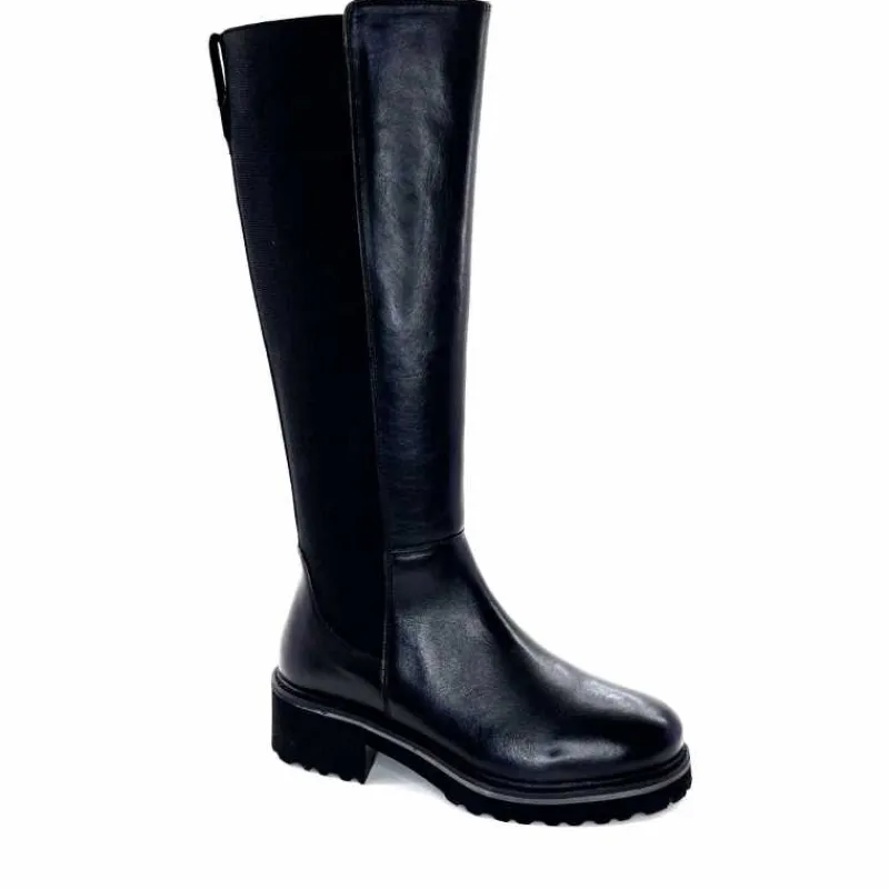 Basic|Bottes<Ivoire0130a Bottes Ivoire 895463 Cuir Noir