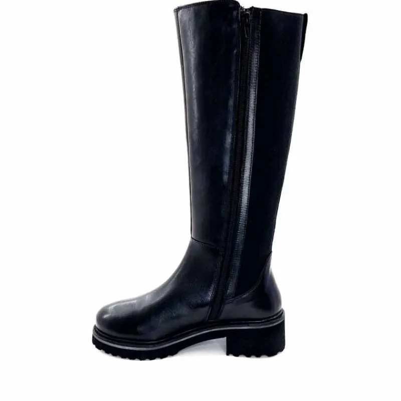 Basic|Bottes<Ivoire0130a Bottes Ivoire 895463 Cuir Noir