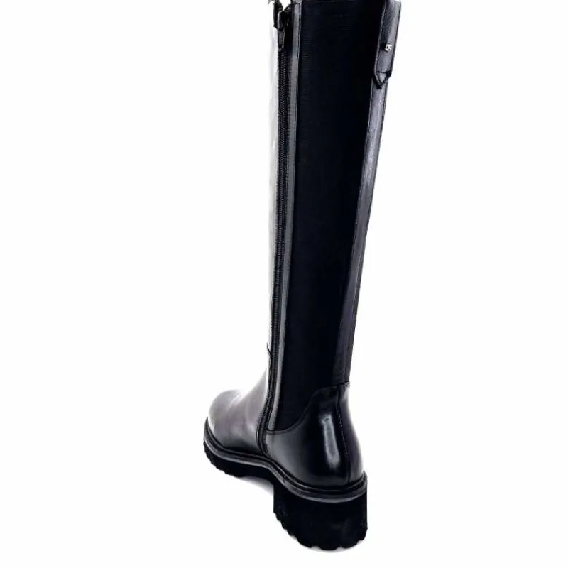 Basic|Bottes<Ivoire0130a Bottes Ivoire 895463 Cuir Noir