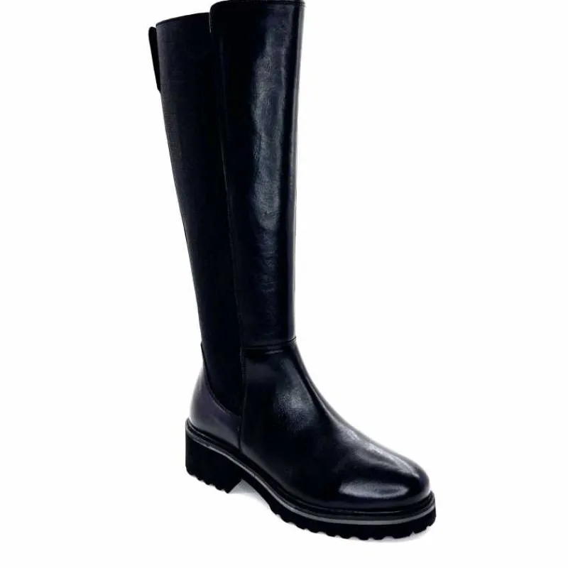 Basic|Bottes<Ivoire0130a Bottes Ivoire 895463 Cuir Noir