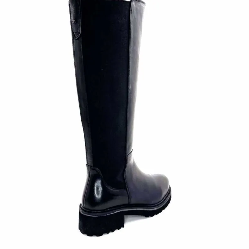 Basic|Bottes<Ivoire0130a Bottes Ivoire 895463 Cuir Noir