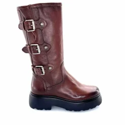 Rock|Bottes<Mjus Bottes L44304 201 Cuir Marron
