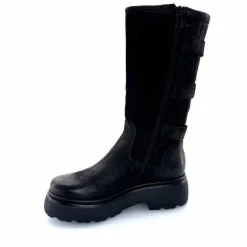 Rock|Bottes<Mjus Bottes L44304 201 Cuir Washed Noir