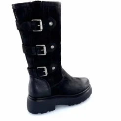 Rock|Bottes<Mjus Bottes L44304 201 Cuir Washed Noir