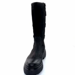 Rock|Bottes<Mjus Bottes L44304 201 Cuir Washed Noir