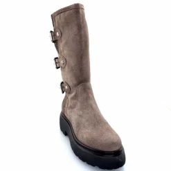 Rock|Bottes<Mjus Bottes L44304 201 Daim Gris GrisFoncé