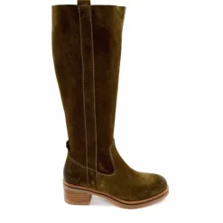 Bottes<MKD Bottes Jad Daim Olive Vert