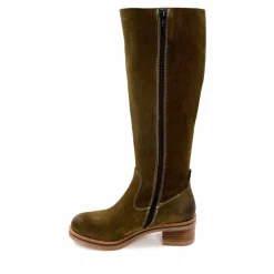 Bottes<MKD Bottes Jad Daim Olive Vert