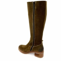 Bottes<MKD Bottes Jad Daim Olive Vert