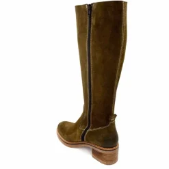 Bottes<MKD Bottes Jad Daim Olive Vert