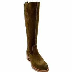 Bottes<MKD Bottes Jad Daim Olive Vert