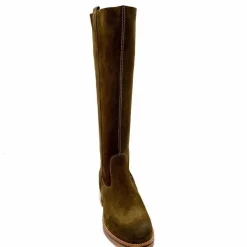 Bottes<MKD Bottes Jad Daim Olive Vert