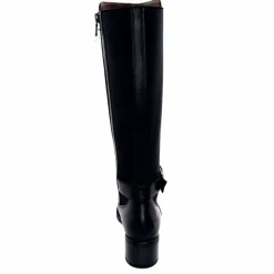 Elégant|Bottes<Nero Giardini Bottes Mollet Élastique 1411750 D100 Cuir Noir