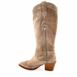 Rock|Santiags<Dansi Bottes Santiag 7181 Daim Topo Taupe