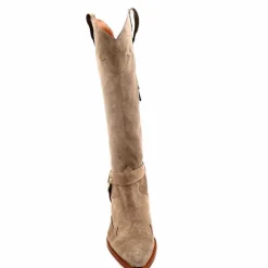 Rock|Santiags<Dansi Bottes Santiag 7181 Daim Topo Taupe