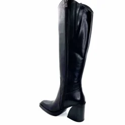 Féminin|Elégant<398-ivoire Bottes Santiags Ivoire 5390 Cuir Noir