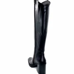 Féminin|Elégant<398-ivoire Bottes Santiags Ivoire 5390 Cuir Noir