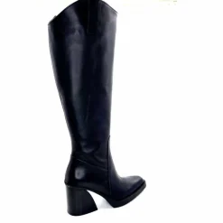 Féminin|Elégant<398-ivoire Bottes Santiags Ivoire 5390 Cuir Noir