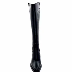 Féminin|Elégant<398-ivoire Bottes Santiags Ivoire 5390 Cuir Noir