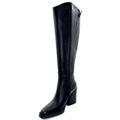 Féminin|Elégant<398-ivoire Bottes Santiags Ivoire 5390 Cuir Noir