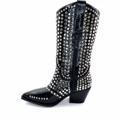 Rock|Santiags<noa harmon Bottes Santiags 8882-06 à Clous Noir