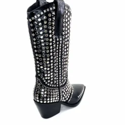 Rock|Santiags<noa harmon Bottes Santiags 8882-06 à Clous Noir