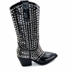 Rock|Santiags<noa harmon Bottes Santiags 8882-06 à Clous Noir