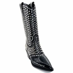 Rock|Santiags<noa harmon Bottes Santiags 8882-06 à Clous Noir