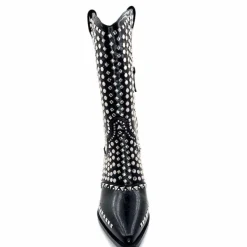 Rock|Santiags<noa harmon Bottes Santiags 8882-06 à Clous Noir