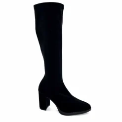 Talon|Soirée<miss elastic Bottes Stretch Ivoire 77067 Noir