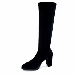 Talon|Soirée<miss elastic Bottes Stretch Ivoire 77067 Noir