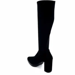 Talon|Soirée<miss elastic Bottes Stretch Ivoire 77067 Noir