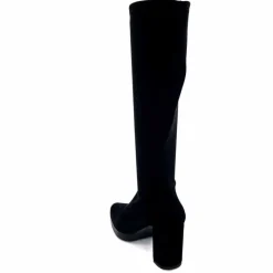 Talon|Soirée<miss elastic Bottes Stretch Ivoire 77067 Noir