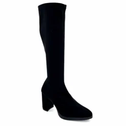 Talon|Soirée<miss elastic Bottes Stretch Ivoire 77067 Noir