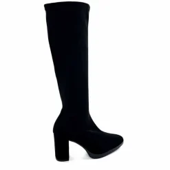 Talon|Soirée<miss elastic Bottes Stretch Ivoire 77067 Noir