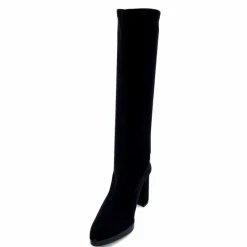 Talon|Soirée<miss elastic Bottes Stretch Ivoire 77067 Noir