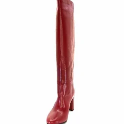 Elégant|Bottes<l'arianna Bottes Tubes St1689 Cuir Mattone Rouge