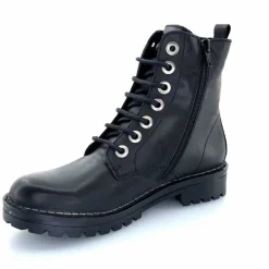 Rock|Bottines<Chacal Bottillon Fermeture Éclair 6830 Cuir Noir