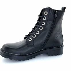 Rock|Bottines<Chacal Bottillon Fermeture Éclair 6830 Cuir Noir